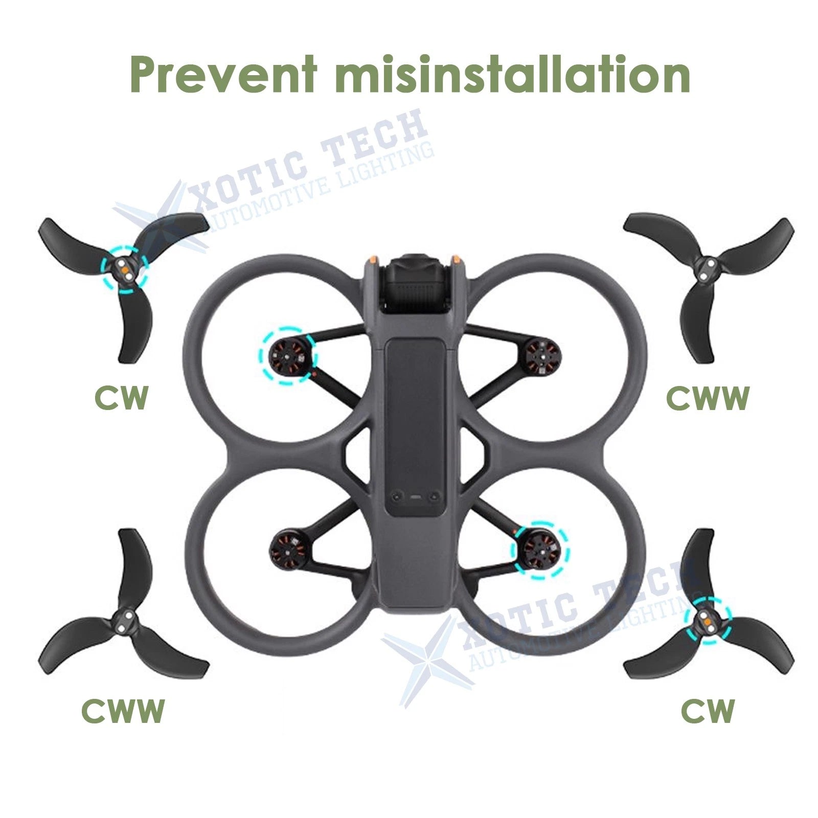 Replacement Props Blades for DJI Avata 2 (Low Noise) (2024-2024)