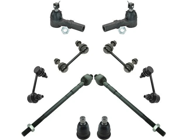 Front and Rear Ball Joint Sway Bar Link Tie Rod End Kit for Mazda 626 (1998–2002)