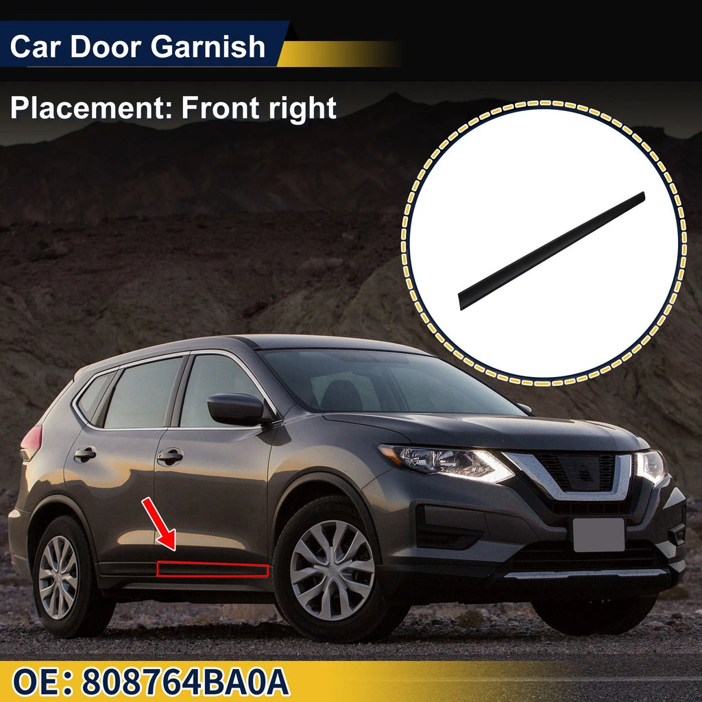 Door Side Lower Trim Front Right No. 808764BA0A for Nissan Rogue (2014–2020)