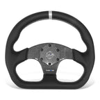 NRG RST-024CF-SL 320mm Leather Steering Wheel for Universal Fit (2010–2023)