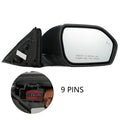 Power Side Mirror for Ford Explorer (2020–2024) Heated HD Camera Right 9 Pin