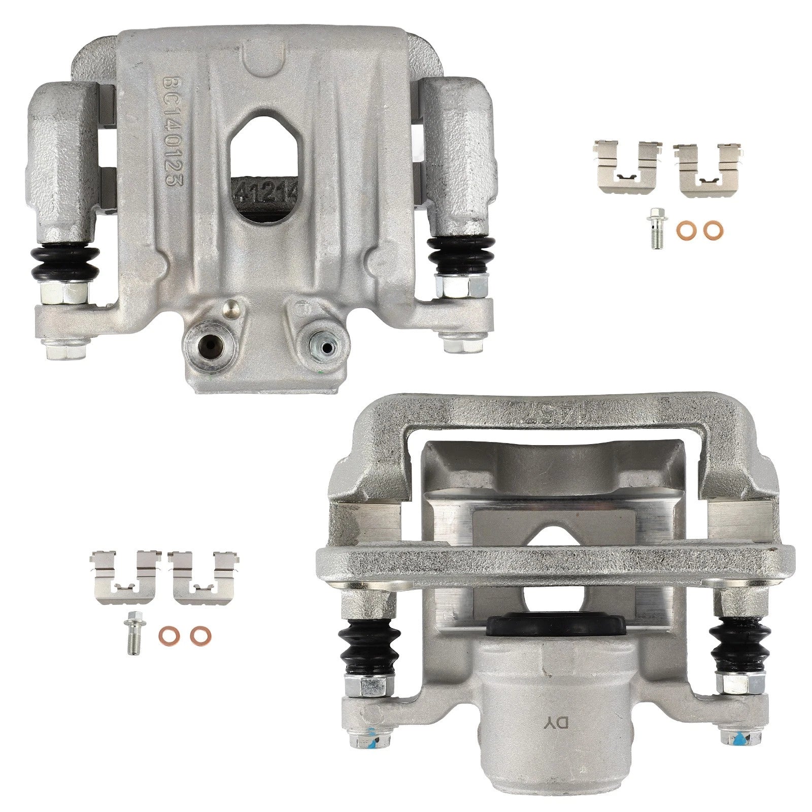 Set of 2 Rear Brake Calipers for Hyundai Santa Fe, Kia Sorento