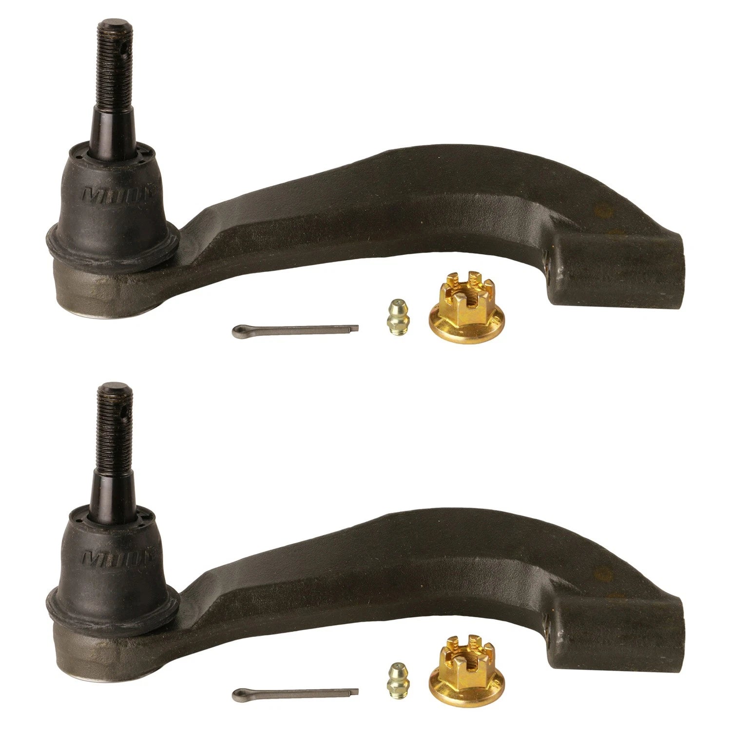 2X Moog Front Outer Steering Tie Rod Ends for Dodge D250 D350 (1989–1993)
