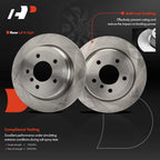Rear Disc Brake Rotors & Ceramic Pads for BMW 328i (2007–2013)