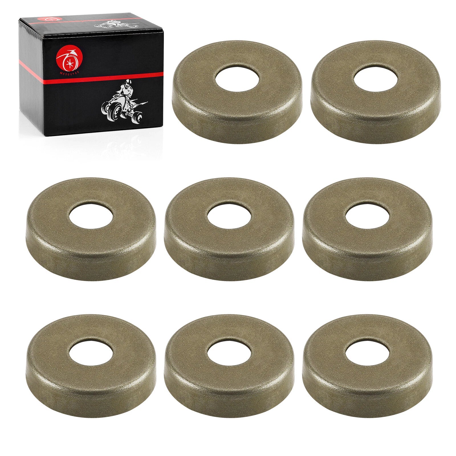 Set of 8 Front Arm Bushing Rubber Caps for Polaris Predator 50 (2004–2007) 0451762