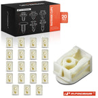 20x Nylon Rocker & Moulding U-Nut Clamp Clips for BMW 