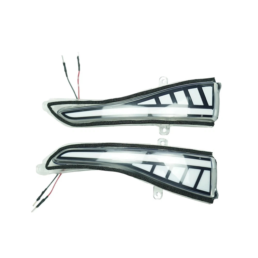 Clear LED Dynamic Side Mirror Turn Signal Lights Pair for Infiniti Q50 Q60 QX30 (2014–2021)