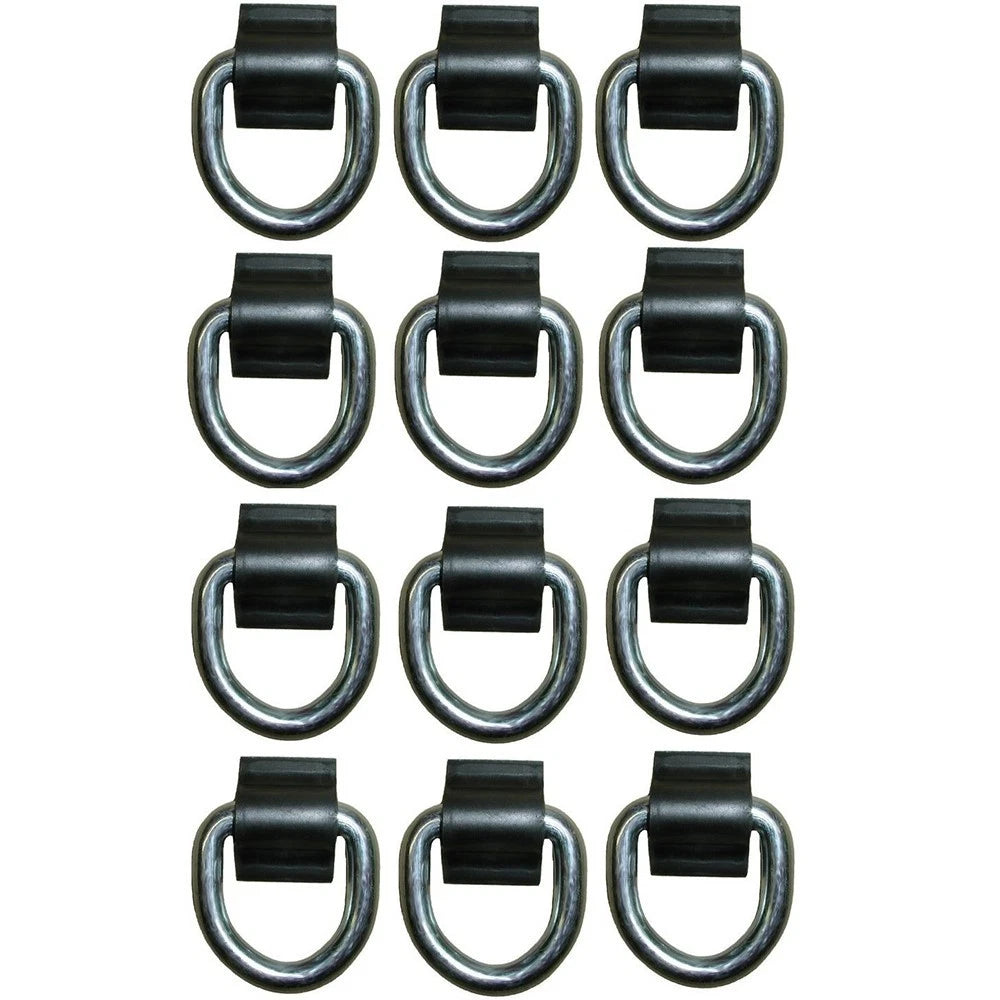 Set of 12: 3/8" Weld On D-Ring for Universal Products (Replaces 10WR15)