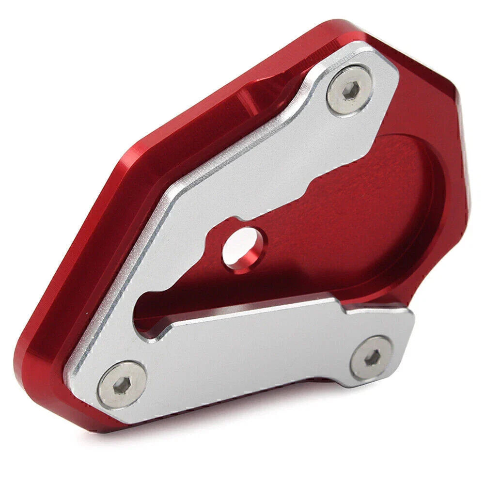 Red Side Stand Enlarger Pad for Ducati 848 1098 1198 (2008-2014)