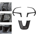 Carbon Fiber Style Steering Wheel Cover for Dodge Challenger Charger Jeep