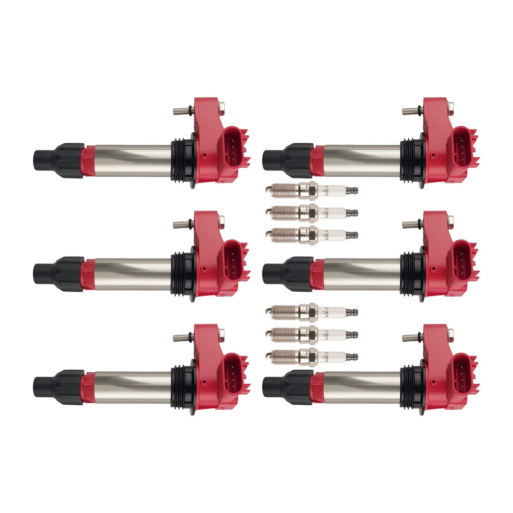 6X Ignition Coils & Iridium Plugs for Chevy Malibu Impala 3.6L (2010–2020)