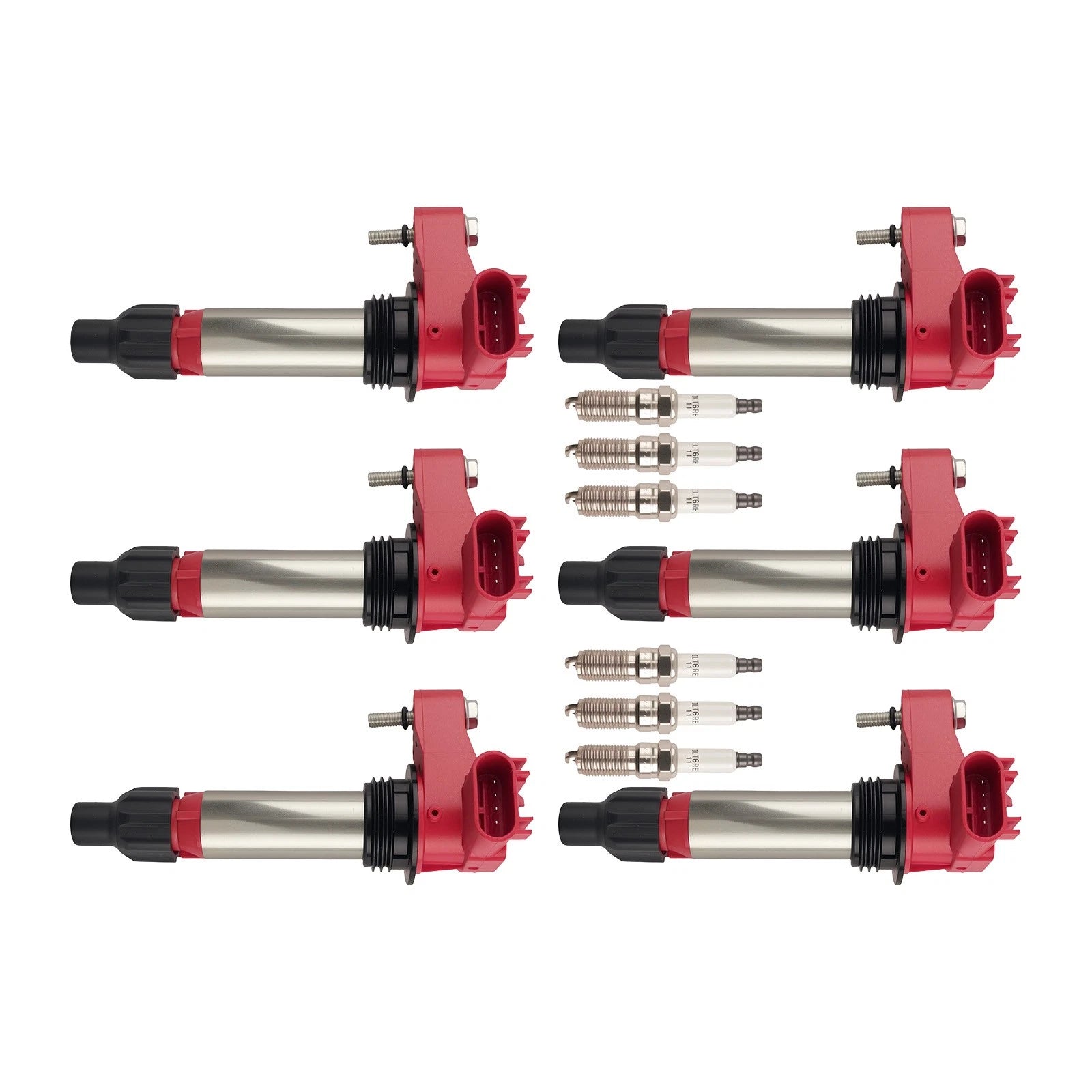 6X Ignition Coils & Iridium Plugs for Chevy Malibu Impala 3.6L (2010–2020)