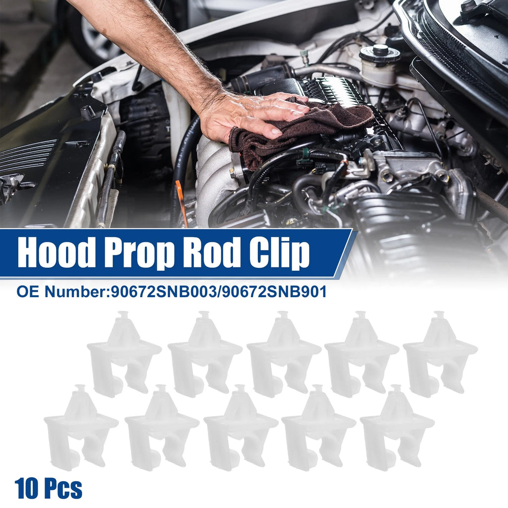 10 Pcs Hood Prop Rod Holder for Honda Civic 4dr (2006–2016) No. 90672SNB003