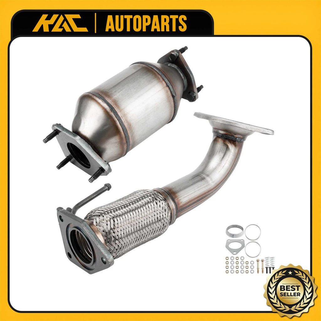 2Pcs Rear Catalytic Converters for Honda Accord 2.4L (2008–2012)