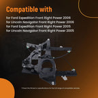 Front Right Power Window Regulator for Ford Expedition (2003–2006) 6L1Z7823208A