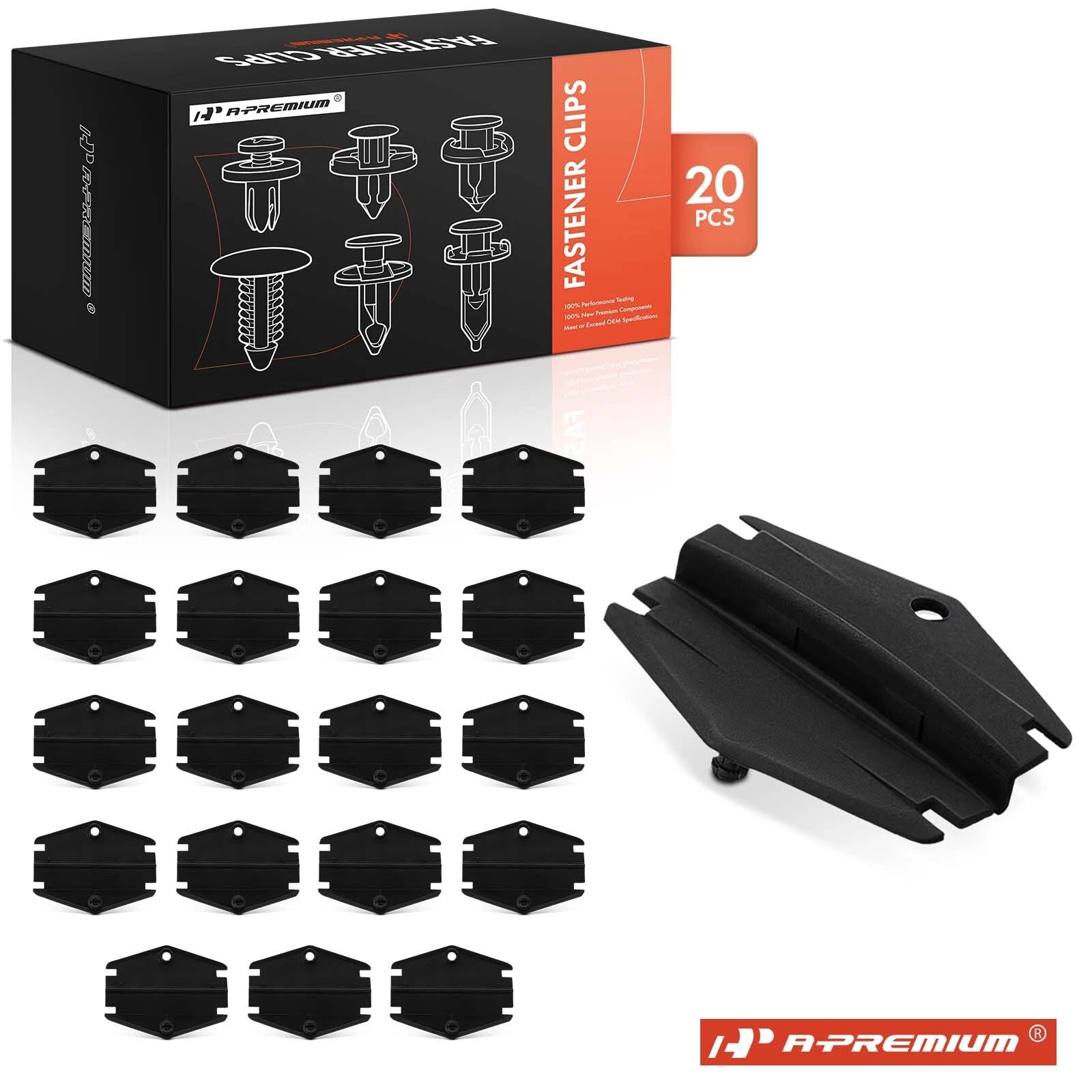Nylon Door Window Guide Retainer Clips for Chevrolet GMC Buick Oldsmobile (2007–2014)