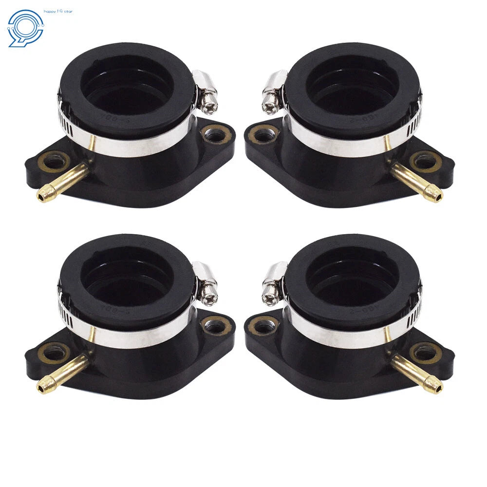 Set of 2 Carburetor Intake Manifold Boots for Yamaha Maxim XJ550 (1981–1983)