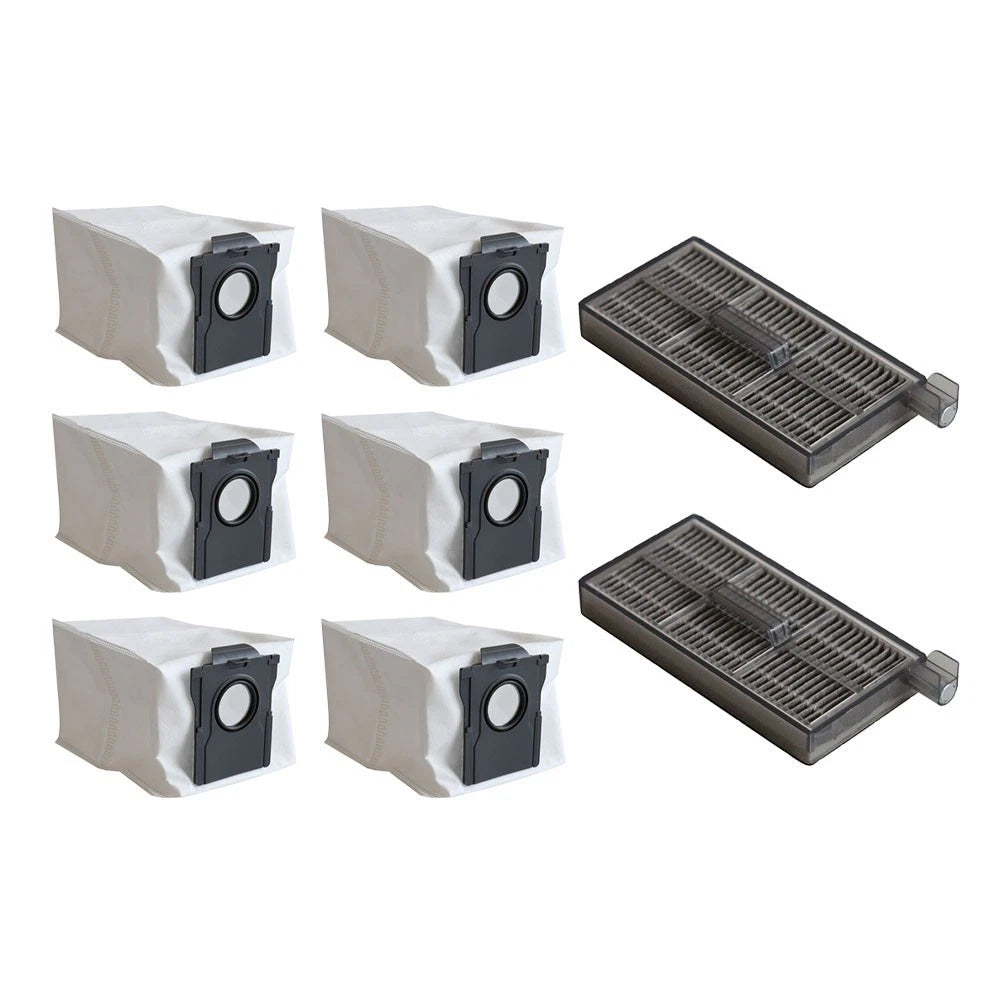 Set of 6 Dust Bags & 2 HEPA Filters for ECOVACS Yeedi