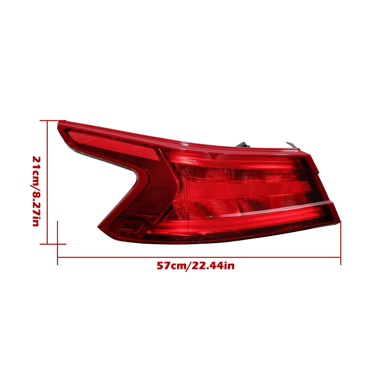 Tail Light for Nissan Maxima (2016–2018) Driver/Left Side Clear Housing