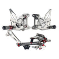 CNC Adjustable Rearset Foot Rest Pegs for MV Agusta F3 (2012–2016) Gray