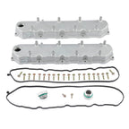 Silver Engine Valve Covers for Chevy LT Gen V 6.2L (2014-2023)