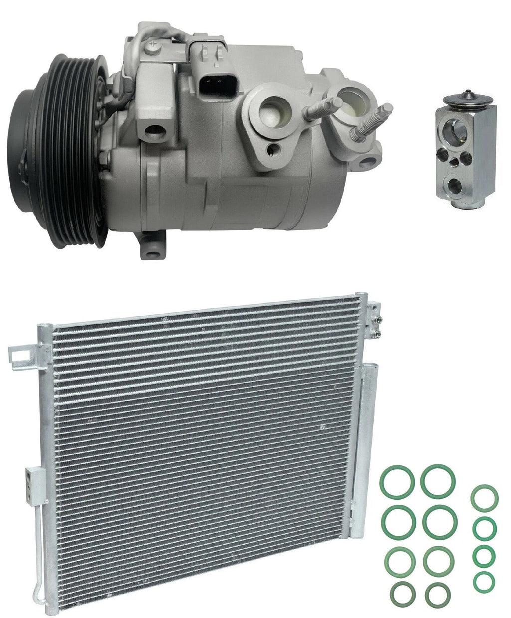 AC Compressor Kit With Condenser for Jeep Grand Cherokee 6.4L (2015-2015)