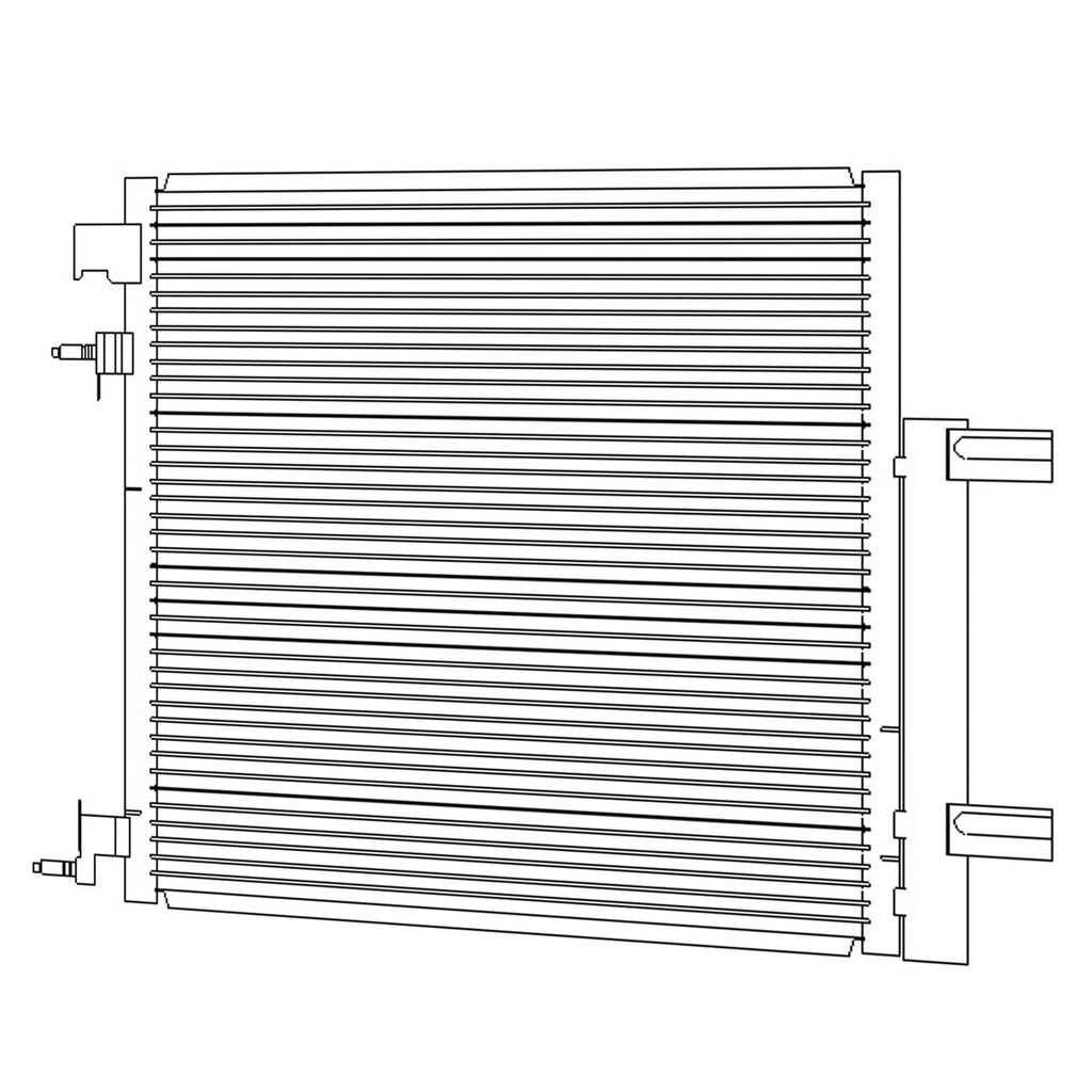 Replacement A C Condenser for Chevrolet Spark (2013–2015)