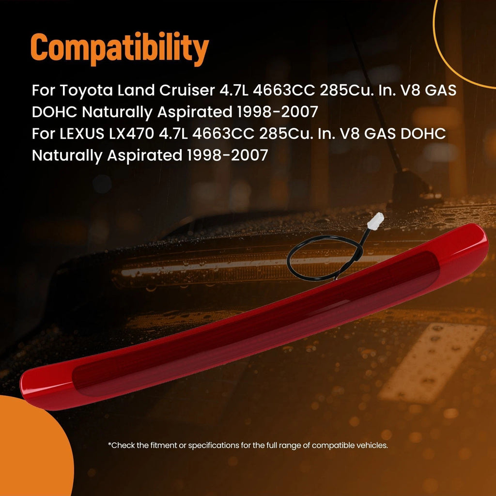 Rear High Mount Third Brake Light for Toyota Land Cruiser (1998–2007)