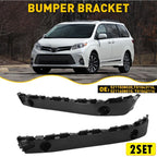 Set of 2 Bumper Retainer Brackets for Toyota Sienna (2011–2020) ABS