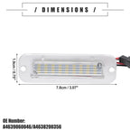 2 x LED License Plate Lights for Mercedes-Benz G500 (2013-2021)