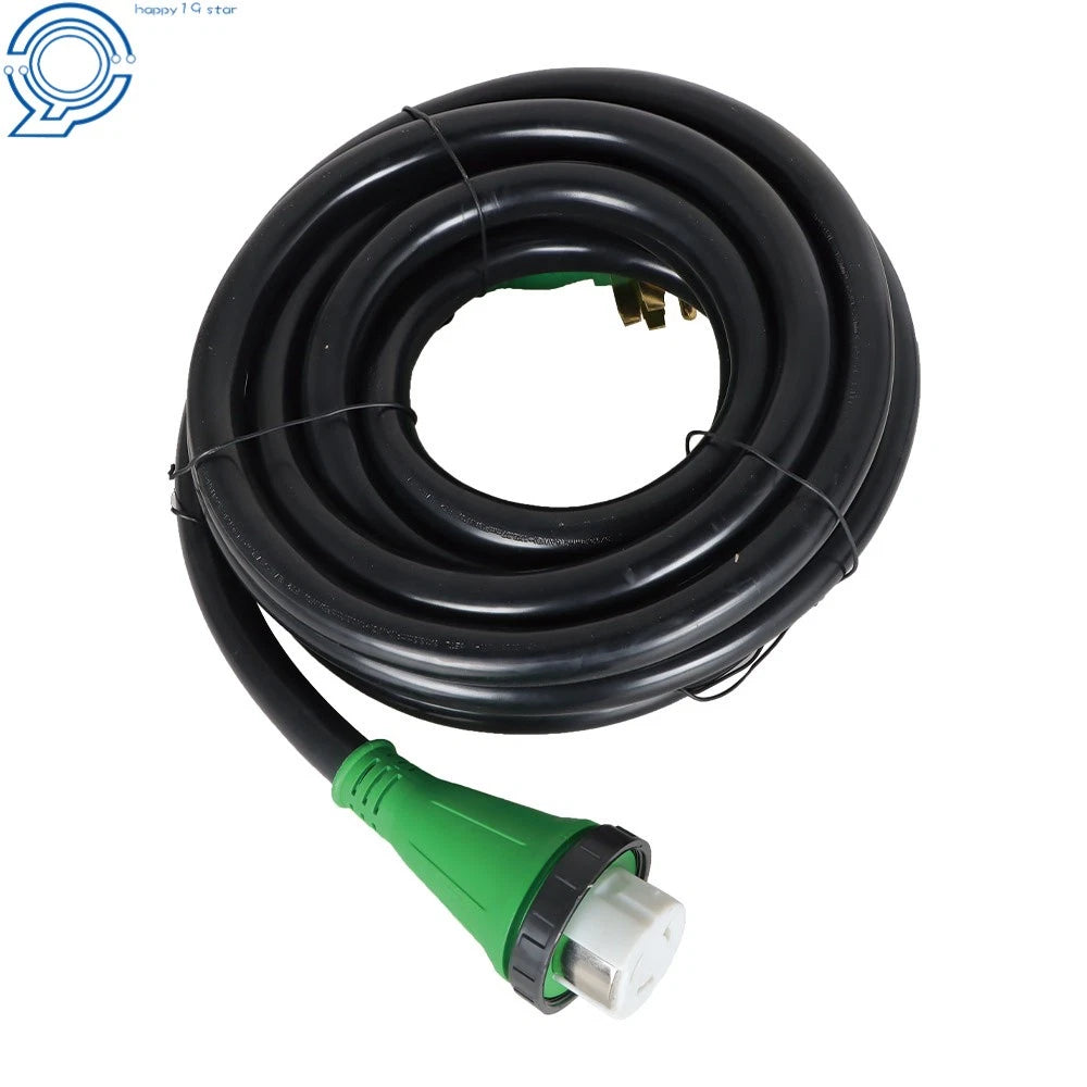 50 Amp RV Extension Power Cord Locking Connector for RVs (15/25/50 Ft)