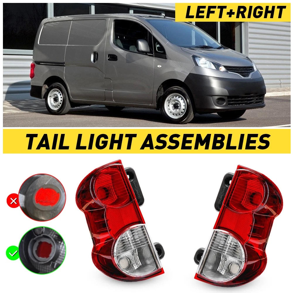 Pair Tail Lights NI2800201 for Nissan NV200 (2014–2018)