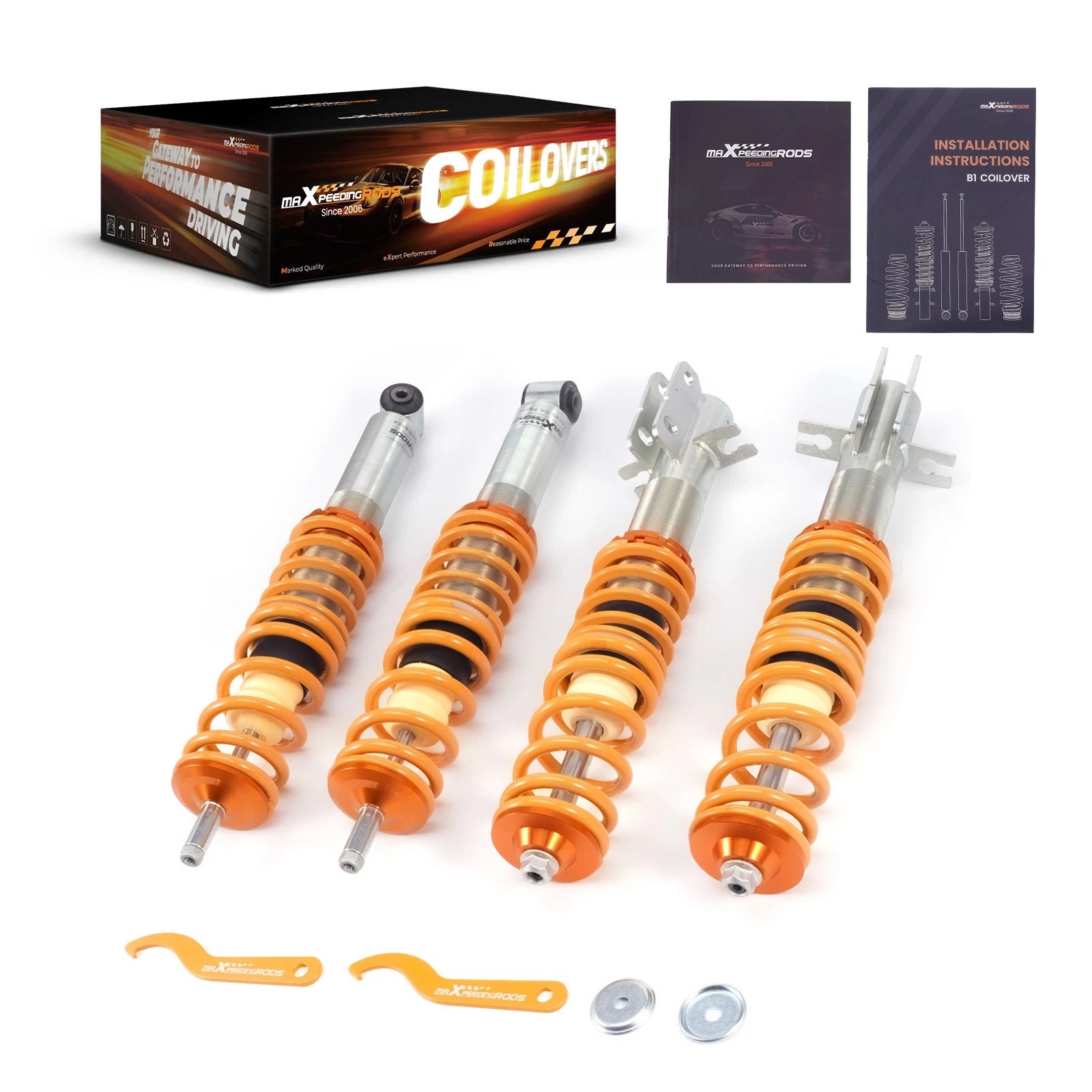 Coilover Suspension for VW Golf MK1 (1974–1983) Adjustable Height Shock Absorber
