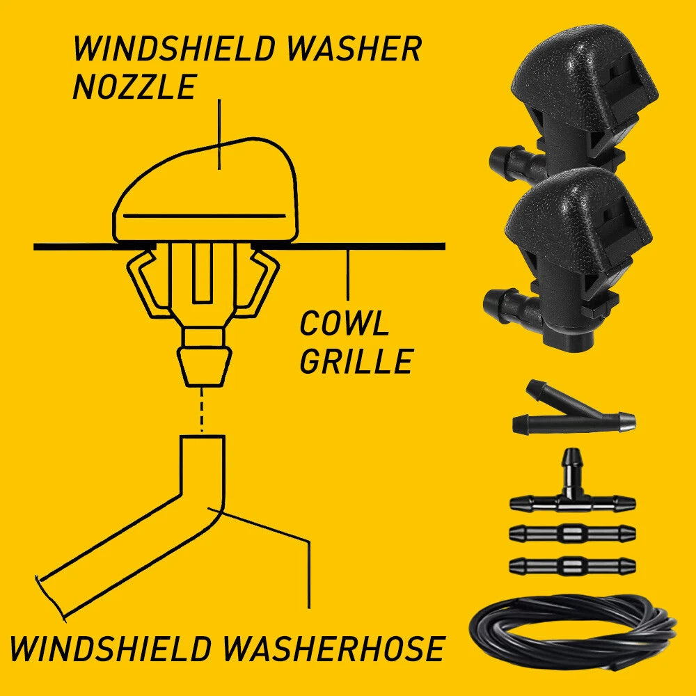 Front Windshield Washer Nozzle for Honda Pilot (2009–2015)
