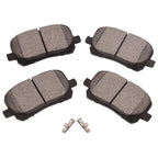 Front Ceramic Brake Pad Kit for Pontiac Vibe, Toyota Corolla, Matrix (2003–2008)