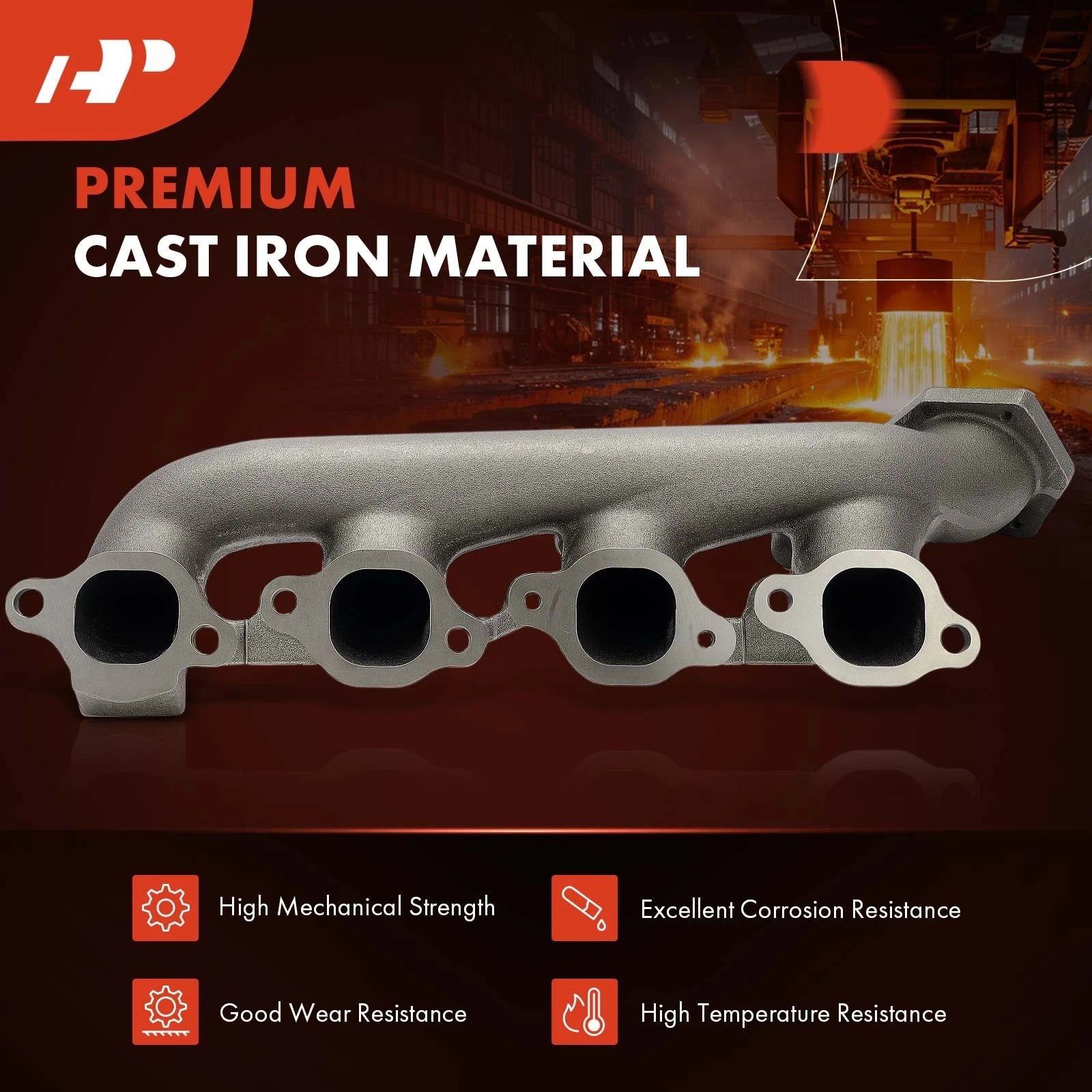 Exhaust Manifold for Chevy Express 3500 GMC Savana 3500 (2003–2006)