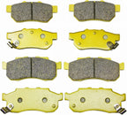Front & Rear Brake Pads for Honda Big Red 700 MUV (2009–2013)