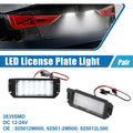 White LED License Plate Light Assembly 2 x 2835SMD for Hyundai