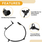 ABS Wheel Speed Sensor No. 84250931 for Buick Envision (2018–2020) Rear