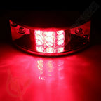 2X 5 Inch Red Side Signal Marker Turn Light for Pickup Truck