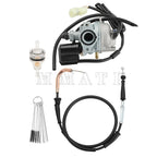 Carburetor & Throttle Cable Fuel Filter for Kawasaki KFX50 KFX90 (2007–2024)