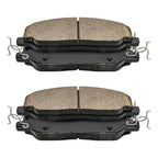 Front Ceramic Brake Pads with Hardware for Ford Mustang V6 (2011–2014)