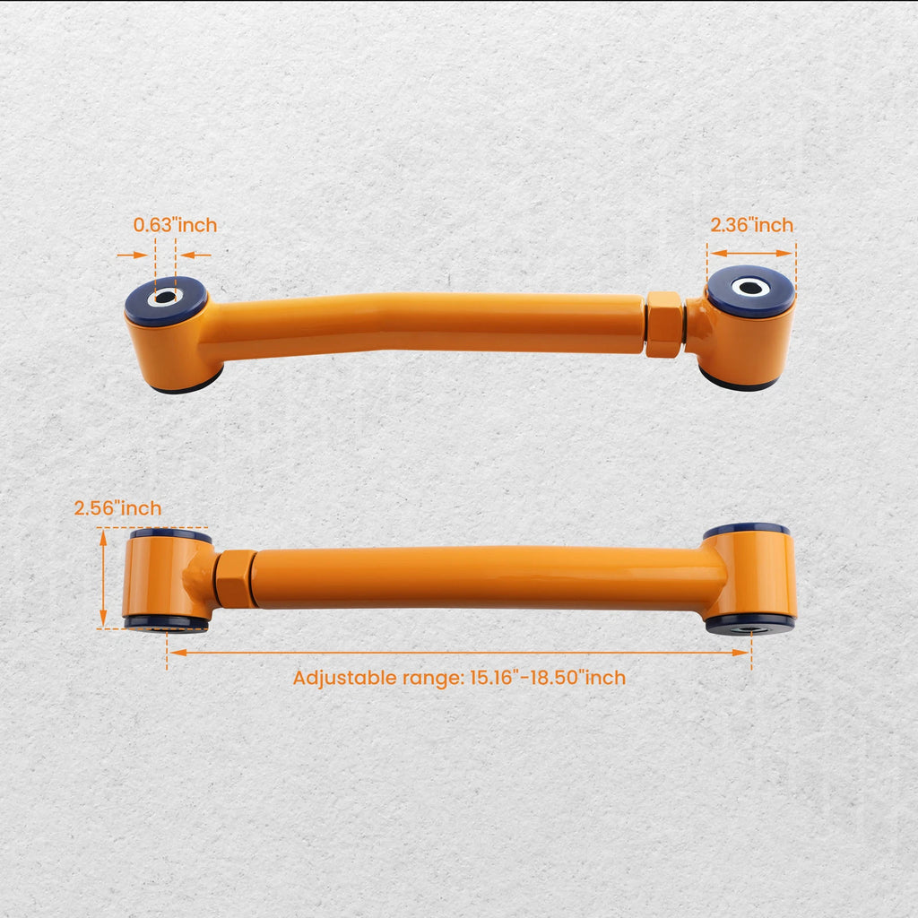 Set of 4 Adjustable 0-8" Lift Control Arms for Jeep Cherokee