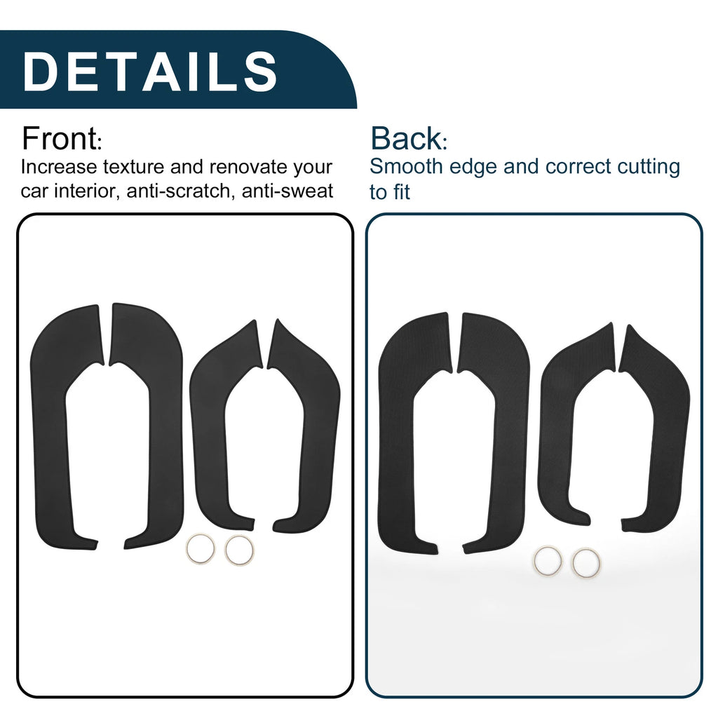 Set of 1 Car Door Anti Kick Pad Sticker Protector for Ford EV0S (2021)