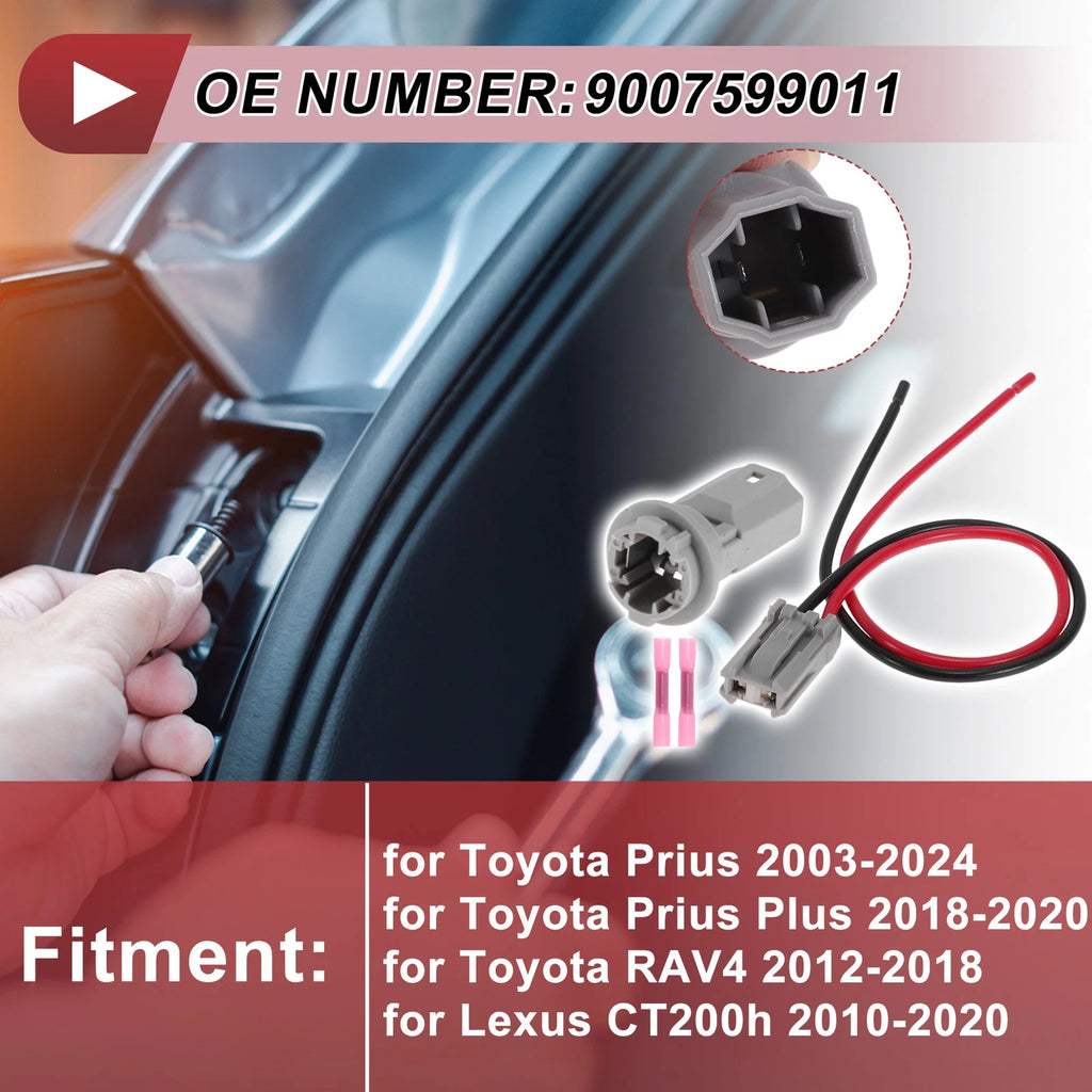 License Plate Light Socket Wiring for Toyota Prius (2003–2024) No.9007599011