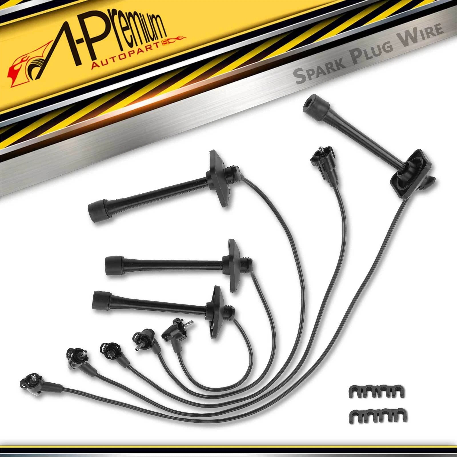 5x Spark Plug Wire Set for Toyota Camry (1992-1996)