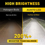 AUXITO 9006 HB4 LED Headlight Bulb for Low Beam (40000LM, M4 Series)