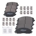 8pcs Brake Pads Set for Volkswagen Routan (2012–2014) w/Hardware D1589