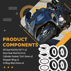 Front Fork Oil Seals for Suzuki GSX1300R Hayabusa / GSXR1000 (2008-2008)