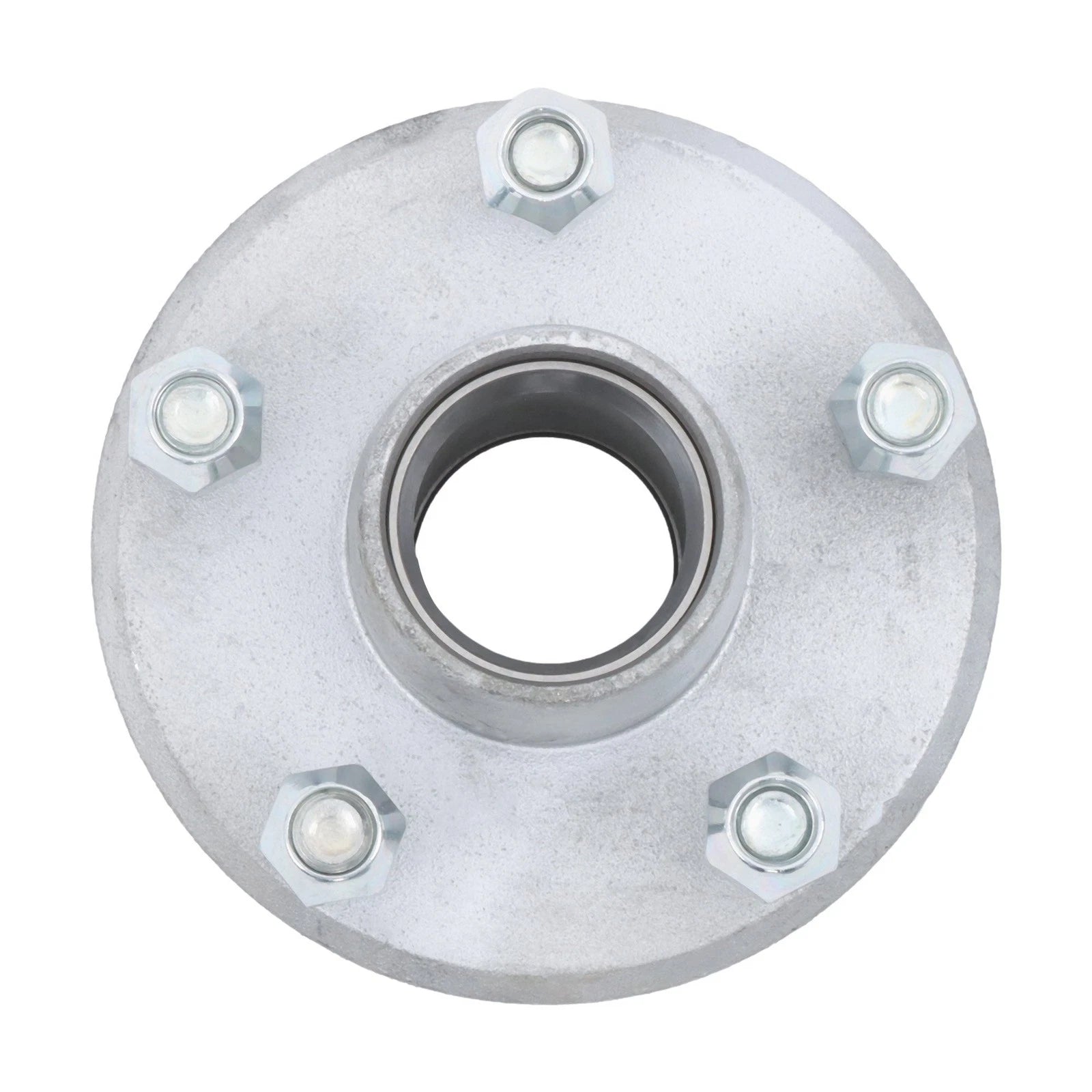 Set of 2 Galvanized Trailer Hub Kits for 2000 lbs Spindle (1" or 1.0625")